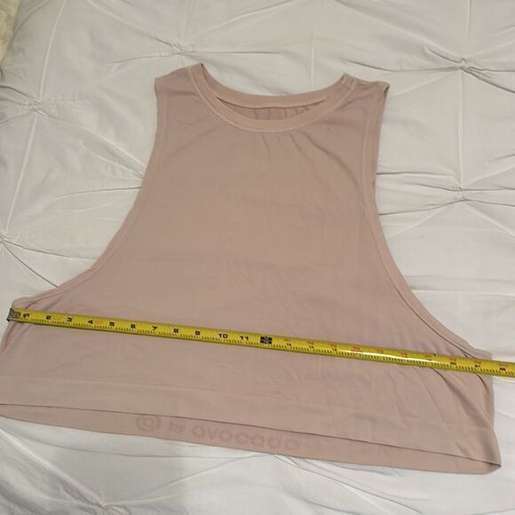 NWOT A by Avocado “Go-To Tank” Cropped Workout Tank in Mauve/Light Pink Size M - Picture 12 of 13
